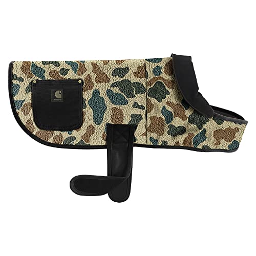 Carhartt Sherpa Insulated Dog Chore Coat for Dogs, Multicoloured (1972 Duck Camo), Multicoloured (1972 Duck Camo), L