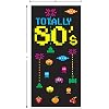 Totally 80's Door Cover Party Accessory (1 Count) (1/Pkg)