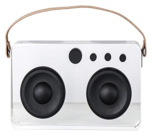 Statue de Table Radio en Cristal RLKHXBS : Objet de Décoration Original pour Porche