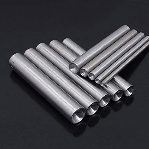 Mushroom Domed Snap Rivet Setting Steel Spike Studs Punch setter Hand Punching Tool for leather craft garment shoe hat DIY|Punching| - - (Color: 6mm)