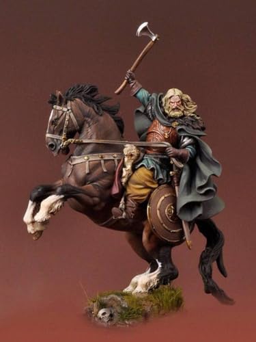 Kit modélisme résine 1/32 cavalier médiéval pour diorama historique miniature 54 mm