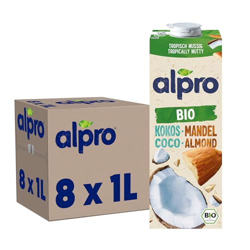 Alpro Bio Kokos-Mandeldrink – 8 x 1 l