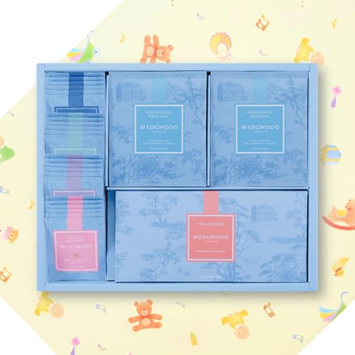 出産内祝い ギフト 内祝い お返し専用 ウェッジウッド シグニチャーアソート 出産のお返し メッセージカード 紙袋付き 赤ちゃんの名前 女の子 男の子<25-0422-086><NWA35>