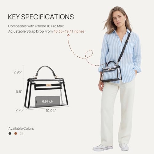 Clear PVC Crossbody Purse - image 3