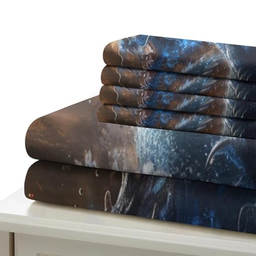 Housse de couette dragon 3D en microfibre super douce parure de lit de qualité - 6