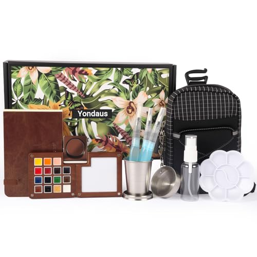 Mini Watercolor Paint Set, Professional Watercolor Set with 15 Colors,