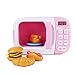 Boley Microwave Kitchen Play Set for Kids with Pretend Fake Food - Toy Great for Toddlers 3 and Older - Pink