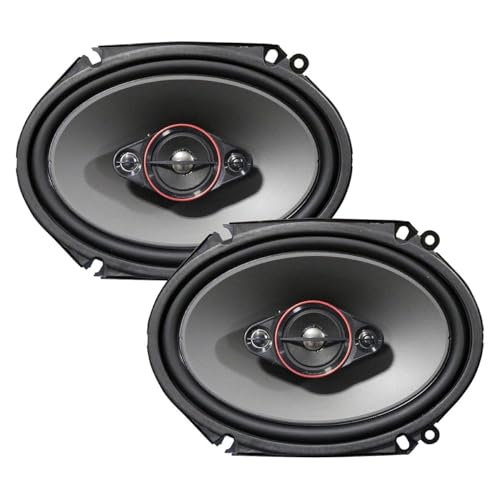 Pioneer Ts-800m, 6 x 8 4-Way Coaxial Speakers, 350W Max Power / 80W Rms Per Speaker