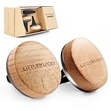 Littlelucky Car Air Freshener, 2 PCS Europe Beech Wood, Car Air Freshener Vent Clip for Hidden Air Vent etc, 4 PCS Scent Refills, 2 Natural Plant Extract Fragrance Long-lasting for 120 Days