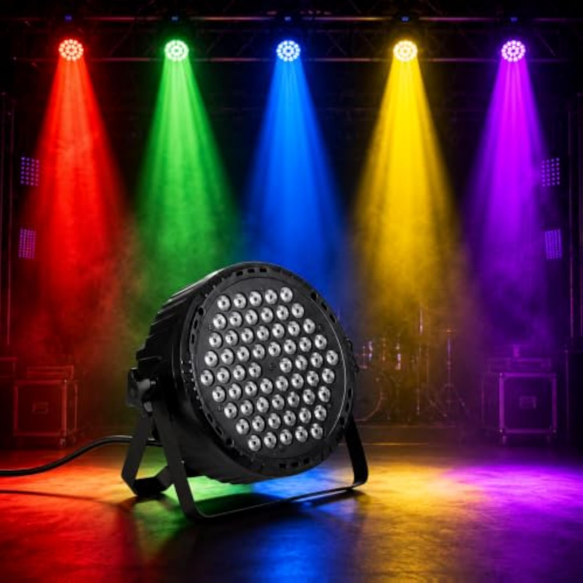 54 Par Can Stage Light, RGB Colour Mixing, DMX512