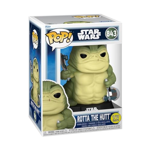 Funko POP! Star Wars: The Mandalorian and Grogu - Rotta The Hutt - Figura in vinile da collezione - Idea regalo - Prodotto ufficiale - Giocattoli per bambini e adulti