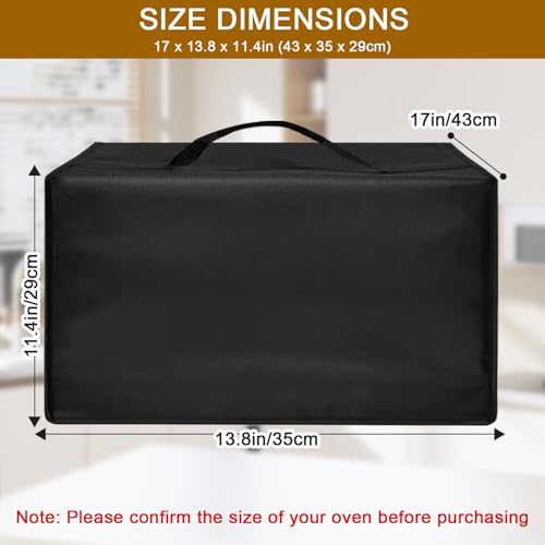 Image of Air Fryer Cover Dust Cover for Gourmia French Door Air Fryer 25 Qt Large Capacity Convection Oven GTF7655 17 inch*13.8 inch*11.4 inch Heat-Resistant Waterproof Dust-proof Kitchen Appliance Covers