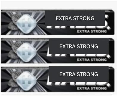 EXTRA STRONG, Clearing Menthol Original Flavour Cough Sweets 33.5g (pack of 3 bars) Soothing Sore Throat Relief Throat Lozenges – Maximum Strength Hard Boiled Sweets