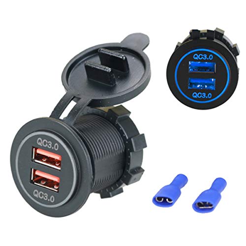 SANON Doble Toma de Cargador USB Carga Rápida 3. 0 Qc Qualcomm...