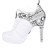 MISSY ROCKZ Street Rockz 2.0 just White, Größe:EU 39 / UK 6.5 / US 8.5, Absatz:10.5 cm