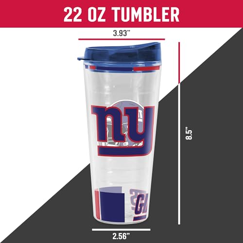 Image of Rico Industries NFL Football Double Wall Classic 16oz Or 20oz Tritan Tumbler W Lid