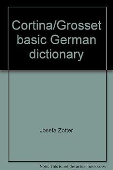 Hardcover Cortina/Grosset basic German dictionary: English-German/German-English Book