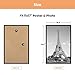 upsimples 11x17 Picture Frame Black 3 Pack, Scratch-Proof 11 x 17 Poster Frames for Photo Gallery - Slide-In Strips, Horizontal or Vertical Wall Mounting