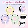 Tyqour 6Pcs Flower Car Vent Clips, Cute Air Conditioner Outlet Clip, Air Freshener Dashboard Accessories Charm Universal Car Inter Decor for Women Girls #5