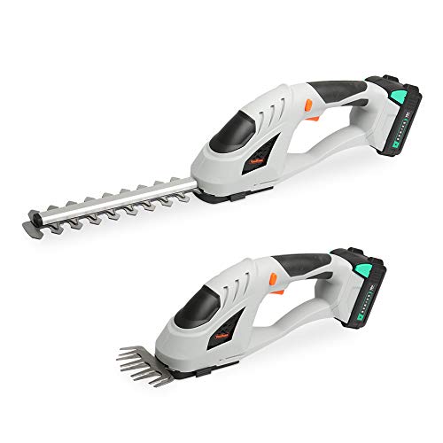 Cordless 2-in-1 grass trimmer and hedge trimmer