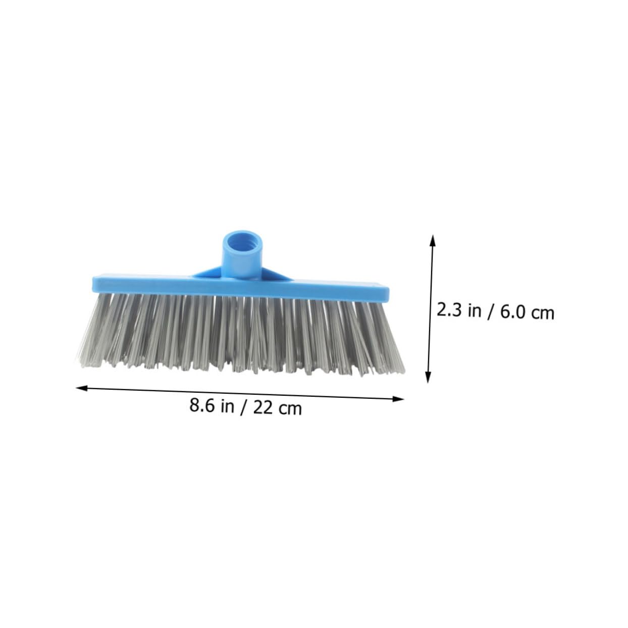 GALPADA 1pc Home Floor Brush Replacement Head Stiff Bristles Broom Head Long Bristles for Garage Broom