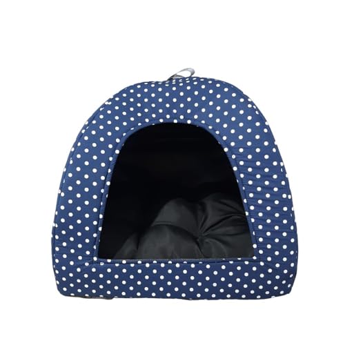 Cama Pet 2x1: Casinha Cabana e Toca Iglu com Almofada Confortável para Cães e Gatos - Versatilidade