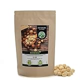 Nueces de macadamia (500g), nueces de macadamia crudas, sin tostar, sin sal, nueces de macadamia 100% puras y naturales