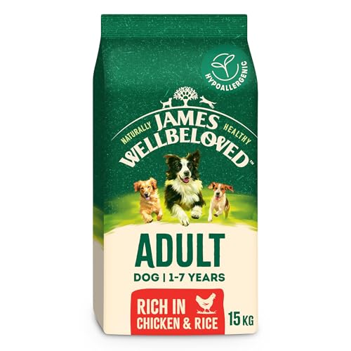 James Wellbeloved Adult Dog Food with Chicken and Rice 15kg