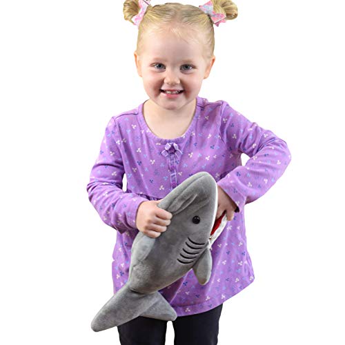 Plush Shark 15 Inch with 6 Soft Baby Sea Creatures for Hungry Great White Shark Plushie Stuffed Animal to Eat Including… - Image 3