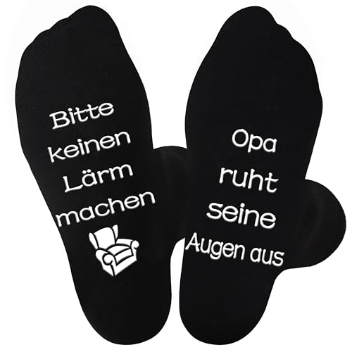 Jeasona Opa Geschenk Weihnachten Geburtstag Vatertag Opa Socken von Enkel Enkelin Geschenke für Männer von Enkelkinder Männertag