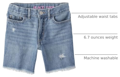 Image of The Children's Place Girls Twill Skimmer Shorts