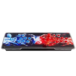 UYXOERA console arcade DX 9800, 1 à 4 joueurs rouge et bleue