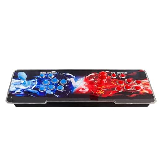 Scatola giochi arcade, console di gioco arcade, retrò, per PC, proiettore e TV, 2-4 giocatori, 1280 x 720, giochi 3D, cerca/nascondi/salva/carica/pausa, elenco dei preferiti (DX 9800)