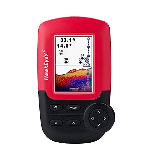 HawkEye Fishtrax 1C Fish Finder with HD Color Virtuview Display