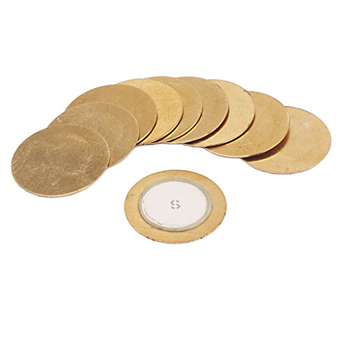 10er-Set Piezo Ø 35mm, Scheibenben Pickup Resonanzkörper