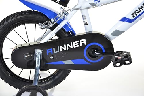 SCH Bici Runner, Bicicletta Bambino, Blu, 14 - 3