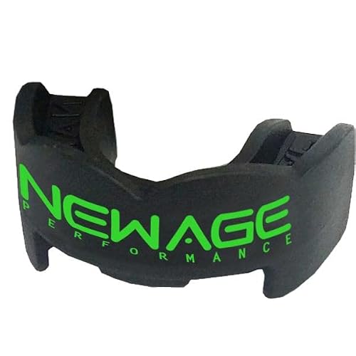 New Age Performance Sports Mouth Guard For Boxing, Mma, Martial Arts, Judo, Jiu Jitsu, Improves Balance & Strength, Adult & Youth Mouth Guard, Protects Teeth, Does Not Work For Braces (6Ds, Black) #TOP4