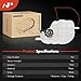 A-Premium Front Pressurized Engine Coolant Reservoir Tank with Cap & Tubing Compatible with Dodge 2009-2010 Journey 2.4L 3.5L, 2011-2019 Journey 3.6L