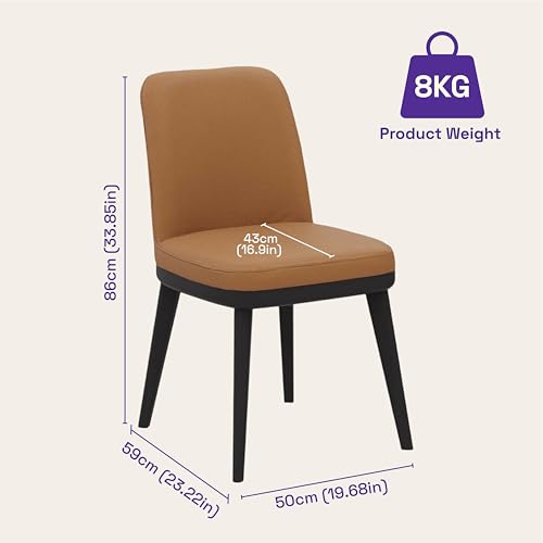 Image of Wakefit Arvia Dining Chair - Robin Tan