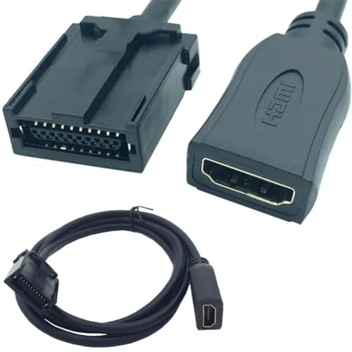 For 1.4mm E-type male to A-type female video and audio cable for automotive connection systems, vehicle and boat instrument pane