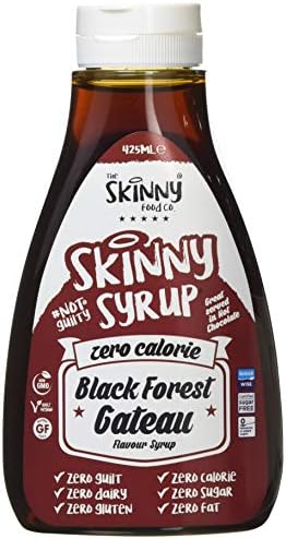 The Skinny Food Zero Calorie Black Forest Gateau Syrup 500 G Amazon Co Uk Grocery
