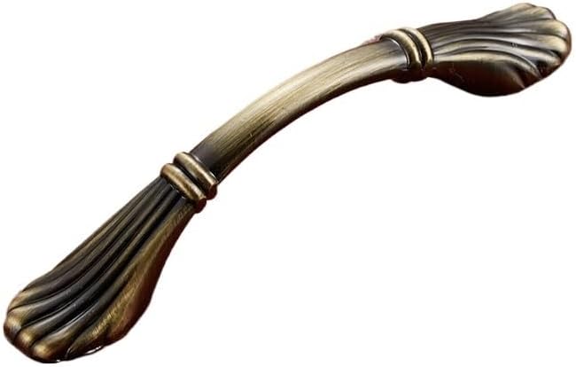 1PC European Antique Door Handle Drawer Zinc Alloy Simple Wardrobe Furniture Accessories Ancient Green Cabinet(2229-128mm)