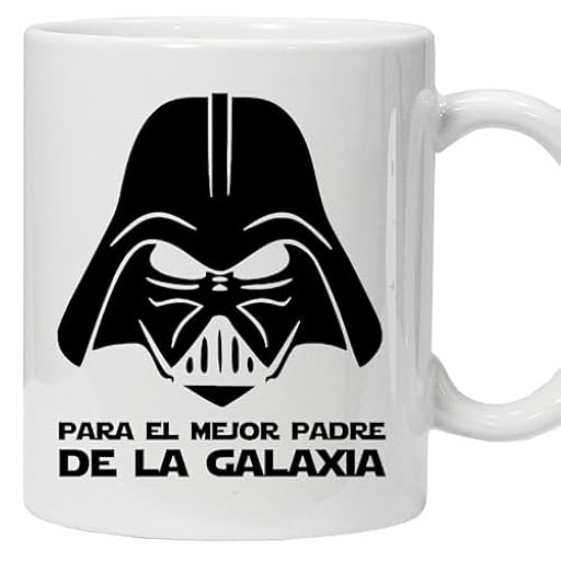 Taza Personalizada para el mejor padre de la galaxia - regalos originales para papás y abuelos - Cerámica de 350 ml - Apto Microondas y Lavavajillas (Blanco, 1) | Ya disponible en tu tienda friki favorita! En mundofriki.es! Taza Personalizada para el mejor padre de la galaxia - regalos originales para papás y abuelos - Cerámica de 350 ml - Apto Microondas y Lavavajillas (Blanco, 1) | Ya disponible en tu tienda friki favorita! En mundofriki.es!