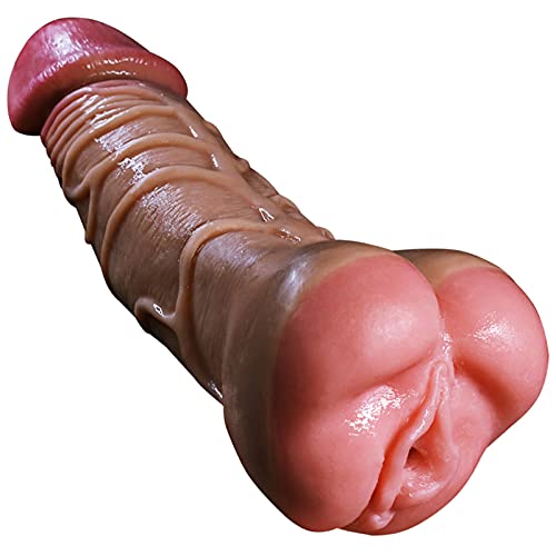 Gode réaliste avec manchon de pénis, jouet sexuel de poche pour masturbation pour homme – Gode anal en silicone Real Dong Pocket Pussy, jouet sexuel de masturbation anale pour homme, femme, couple