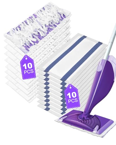 Wet Jet Mop Pads Refills Compatible with Swiffer WetJet Spray Mop Dry Wet Mopping Pad for Wet Jet Multi Surface Mop Disposable Pad Refill for Floor Cleaning 20 Pack