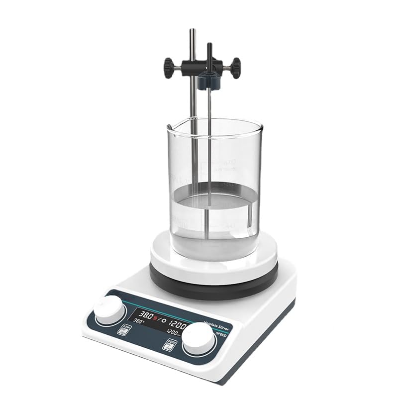 Magnetic Stirring Heating Mantle, Maximum Stirring Volume 5L, Speed 0-1600rpm/200-2000rpm, Maximum Temperature 380 ℃, Thermal Power 600W (HS5C)