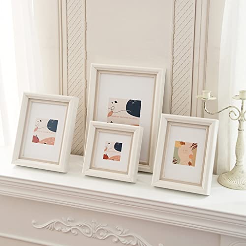 Cadre photo créatif blanc 12 pouces avec support de table stable - 6