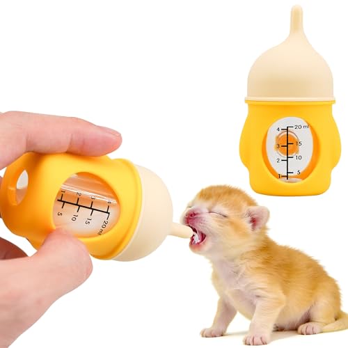 Puppy Bottles for NursingKitten Bottles for NursingPet Feeding Bottle(Yellow- 20ml)