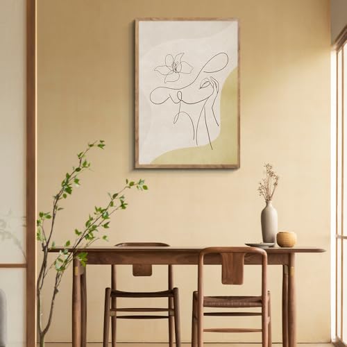 阪画屋 アートパネル アートボード ポスター 玄関 壁画 壁掛け 壁飾り 部屋飾り 飾り絵 絵 絵画 油絵 ソファの背景画 インテリア 現代 モダン フレーム 額付き 木枠付きの完成品 木目調 キャンバス 抽象画 プレゼント ギフト 40×60 [2]