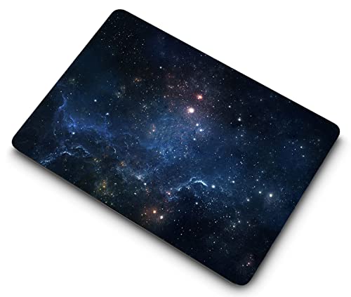 Coque MacBook Pro 14 M1 M2 M3 ventilée et étui rigide mat galaxie